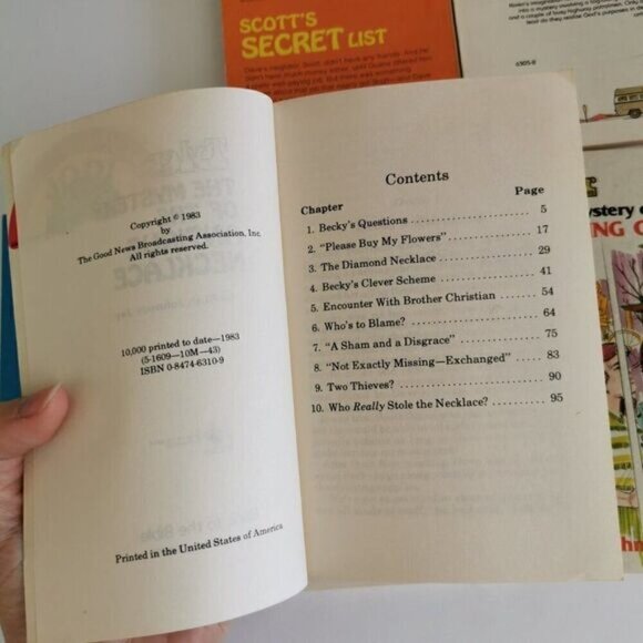 Set of 6 Tyler Tales Paperbacks, Young Christian Reader Vintage Books 70s Youth - Picture 6 of 9